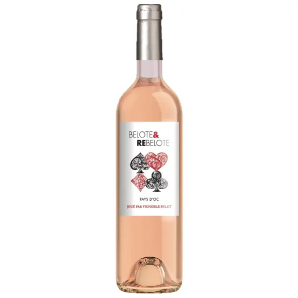 domaine belot belote et rebelote rose - Le comptoir de l'épicurienne - produit de cave - Narbonne