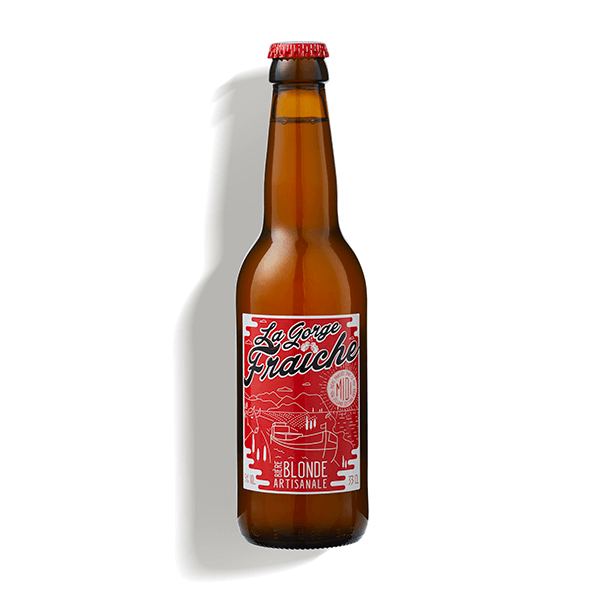 La gorge fraiche blonde - Le comptoir de l'épicurienne - bière - produit de cave