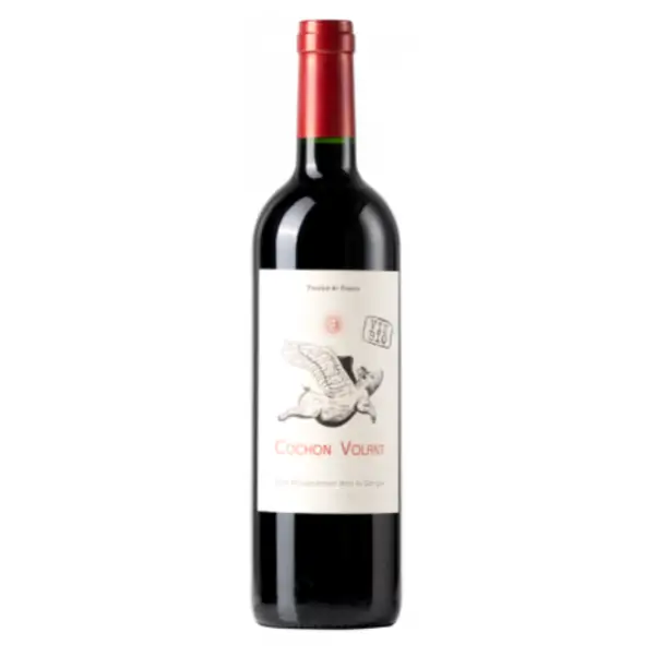 chateau de caraguilhes cochon volant rouge - Le comptoir de l'épicurienne - produit de cave - Narbonne