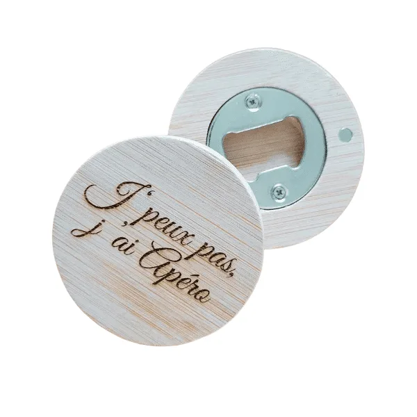 l'artisan d'oc decapsuleur rond je peux pas j'ai apero