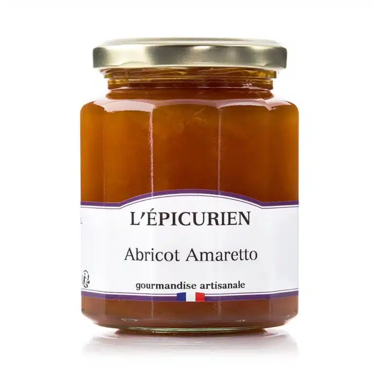 l'epicurien confiture d'abricot amaretto