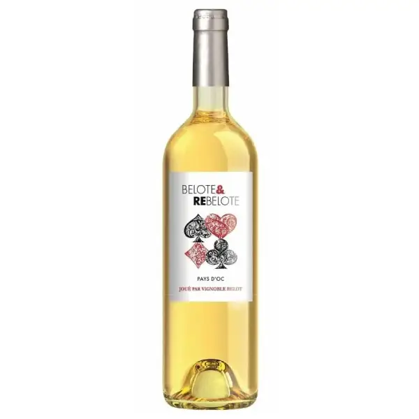 domaine belot belote et rebelote blanc - Le comptoir de l'épicurienne - produit de cave - Narbonne