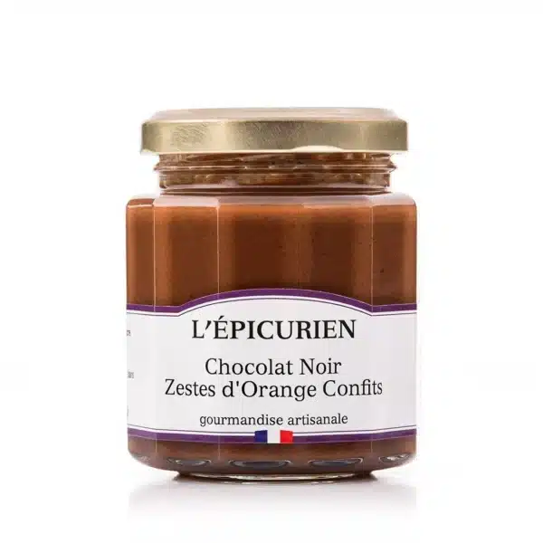 l'epicurien chocolat noir et zestes d'orange confits