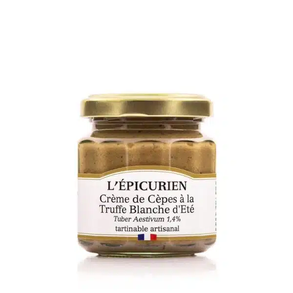 l'epicurien creme de cepes a la truffe blanche d'ete - Le comptoir de l'épicurienne - épicerie fine - épicerie salée - Narbonne