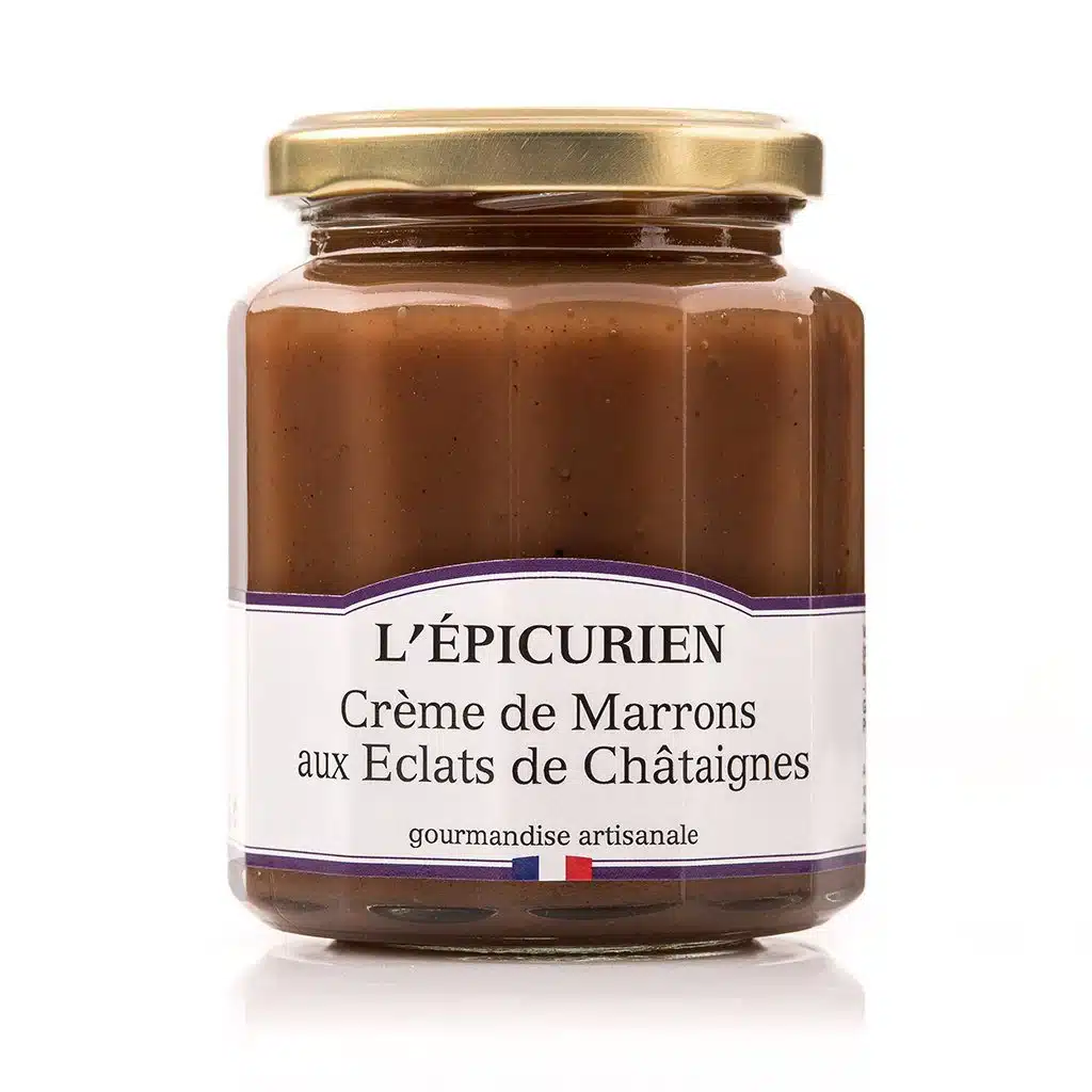 l'epicurien creme de marron aux eclats de chataignes