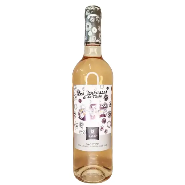 chateau la negly les terrasses rose - Le comptoir de l'épicurienne - produit de cave - Narbonne