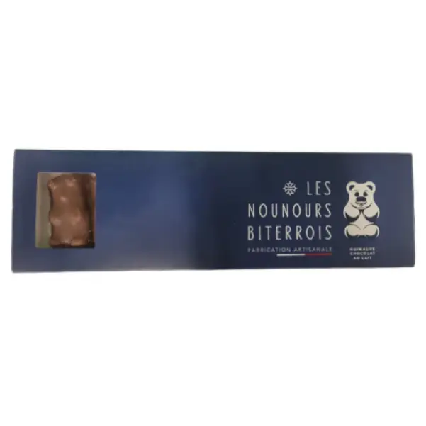 geoffrey gil nounours en guimauve chocolat noir