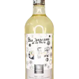 chateau la negly les terrasses blanc - Le comptoir de l'épicurienne - vin - produit de cave - Narbonne