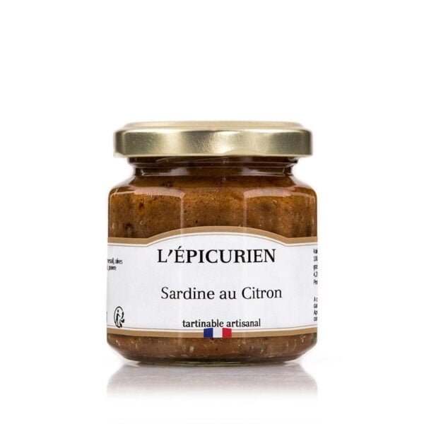 l'epicurien sardine au citron - Le comptoir de l'épicurienne - épicerie fine - épicerie salée - Narbonne