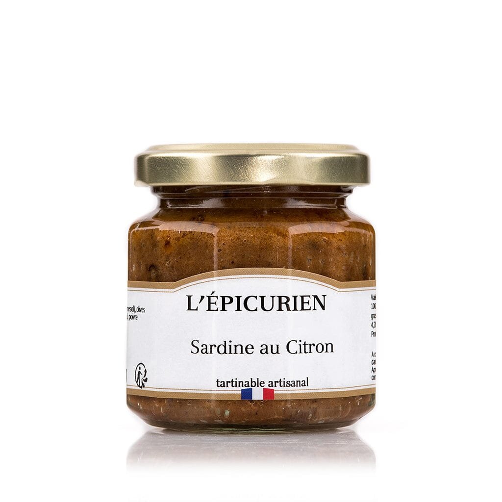 l'epicurien sardine au citron - Le comptoir de l'épicurienne - épicerie fine - épicerie salée - Narbonne