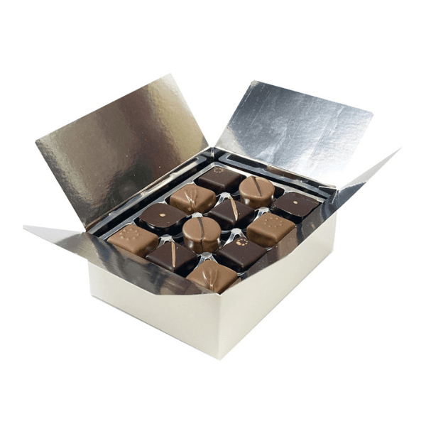 nougalet ballotin chocolats assortis praline et ganache x 12