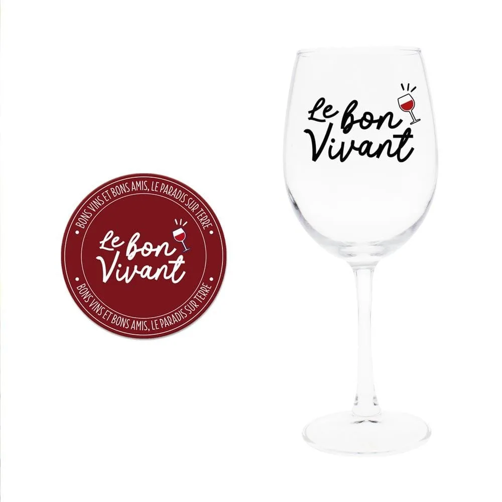 coffret verre le bon vivant