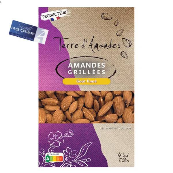 terres d'amandes amandes gout fume bois de cerisier