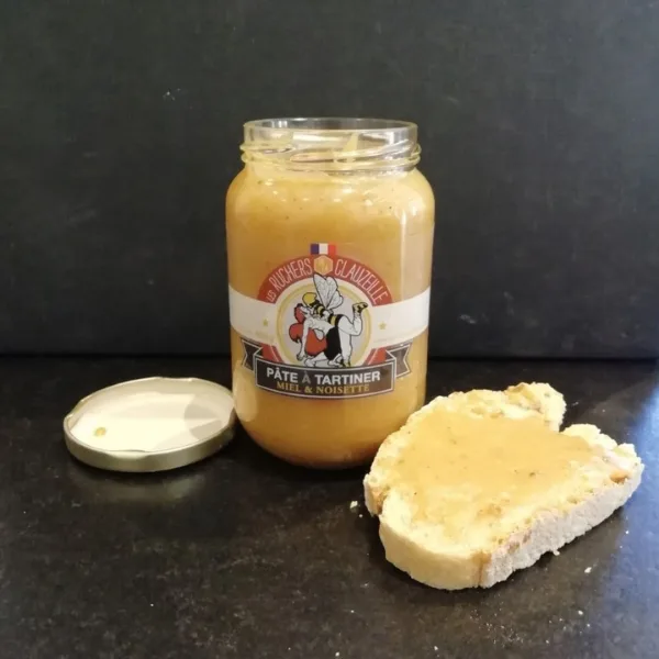les ruchers du clauzeille pate a tartiner miel noisette