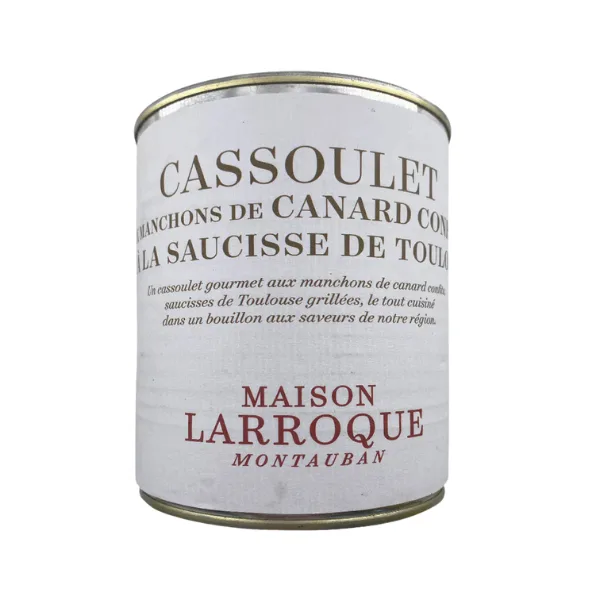 maison larroque cassoulet aux manchons de canard confit