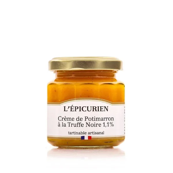 l'epicurien creme de potimarron a la truffe noire