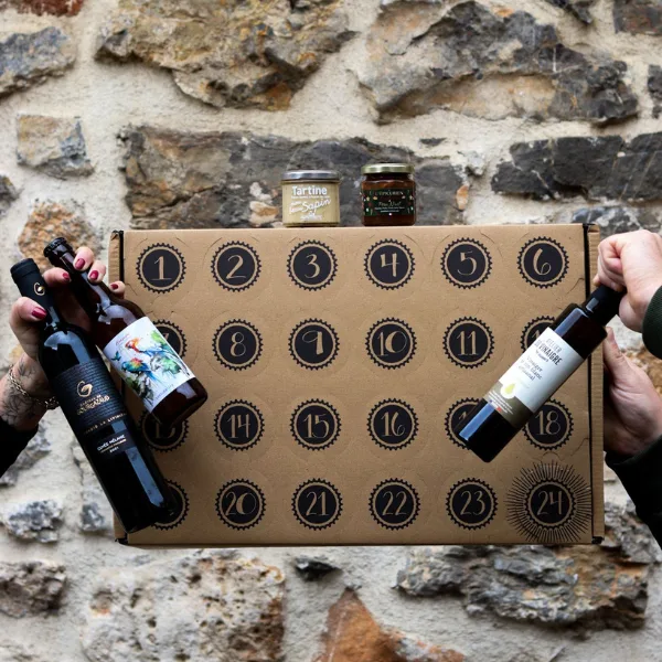 l'avent des épicuriens edition bières, vins & gourmandises