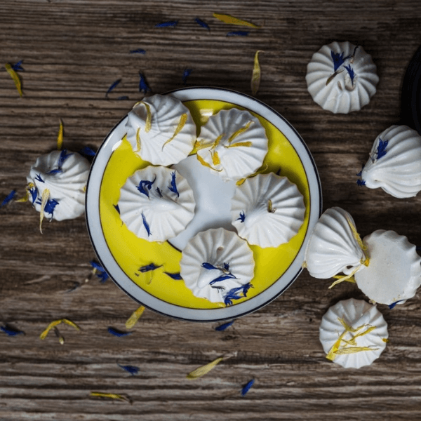 cak'enpot meringuettes flowerpower