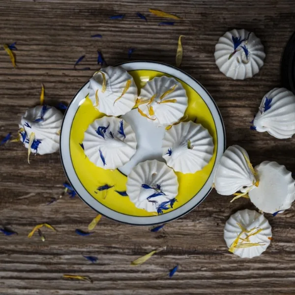 cak'enpot meringuettes flowerpower