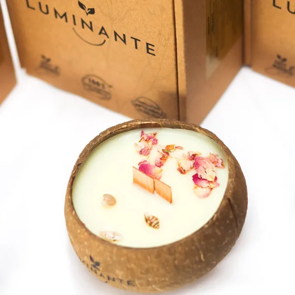 luminante la bougie qui devient plante fleur de thiare