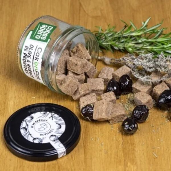 cak'enpot cubes apero olives et herbes de provence