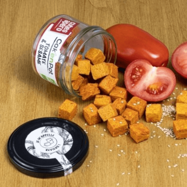 cak'enpot cubes apero tomate et sesame