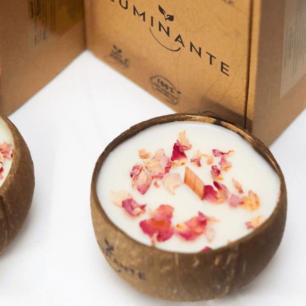 luminante la bougie qui devient plante fleur de cerisier