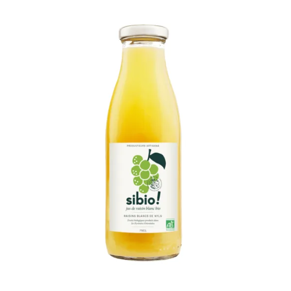 sibio jus de raisin muscat blanc bio