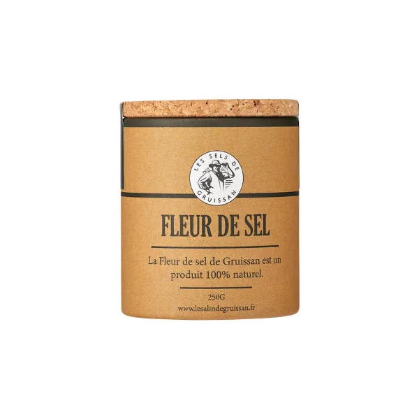 fleur de sel boite cartonnee couvercle liege