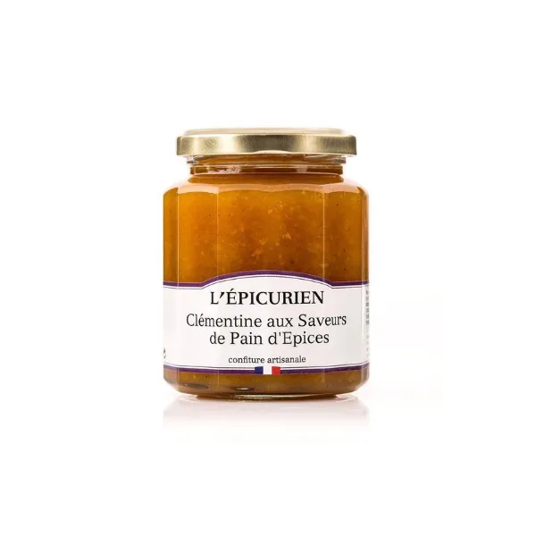 l'epicurien confiture de clementines aux saveurs de pain d'epices