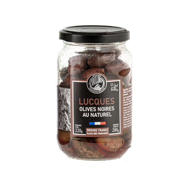 l'oulibo olives lucques noires au naturel