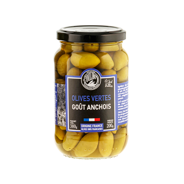l'oulibo olives vertes gout anchois