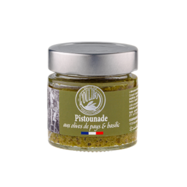 l'oulibo pistounade aux olives de pays et basilic