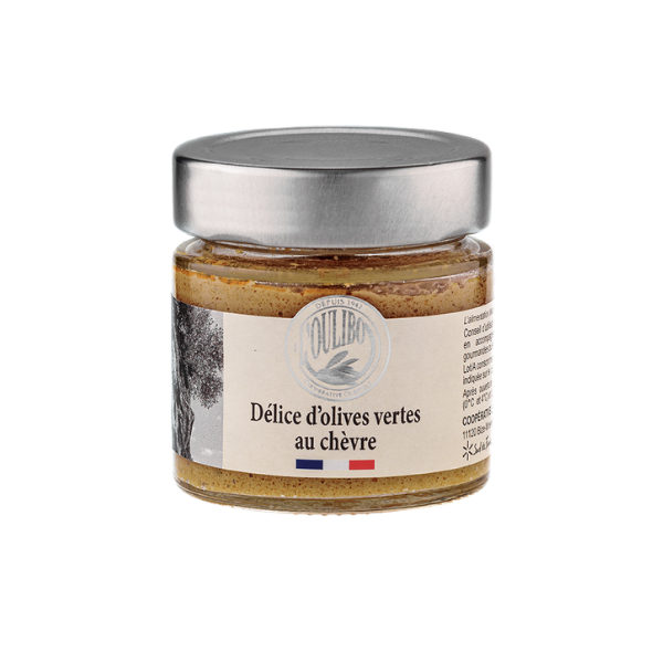 l'oulibo delice d'olives vertes au chevre